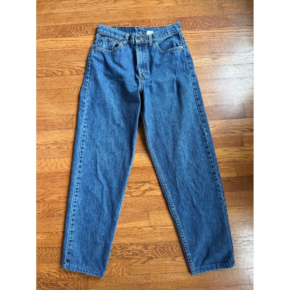 Vintage Levis Relaxed Fit Tapered Leg Jeans Blue Made in USA Womens 8M - 90s Y2K